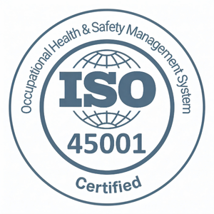 ISO 45001 Occupational Health and Safety Management Systems certified